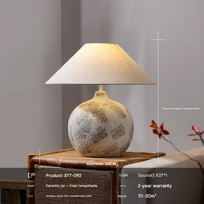 Ceramic scandi table lamp for home décor 7