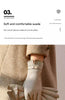 Women leather gloves for winter warmth