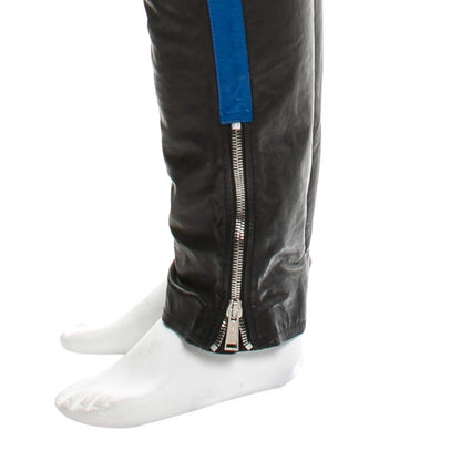 Men's Genuine Leather Studded Pants