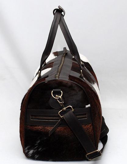 weekender duffle bag cowhide