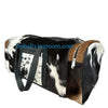 Extra Large Tricolor Cowhide Overnight Bag