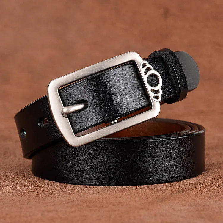 women’s genuine leather retro belt