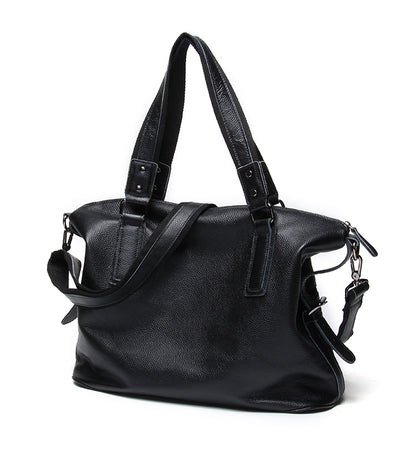 Genuine Leather Men’s Messenger Shoulder Bag Large
