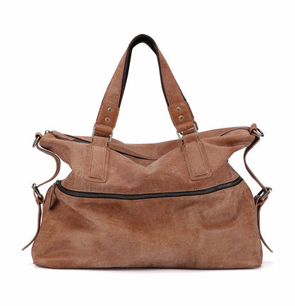 Genuine Cowhide Leather Suede Women’s Crossbody Shoulder Bag