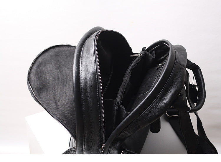 Women Genuine Cowhide Leather Backpack Bag