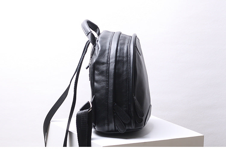 Women Genuine Cowhide Leather Backpack Bag