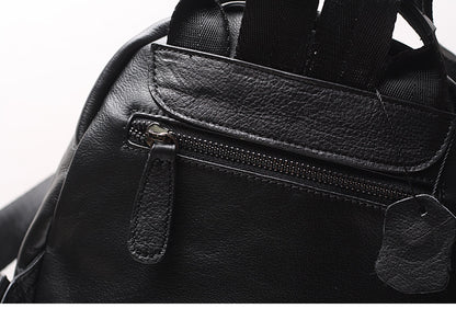 Women Genuine Cowhide Leather Backpack Bag