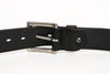 Genuine Leather Punk Belt with Silver Cross Rivets