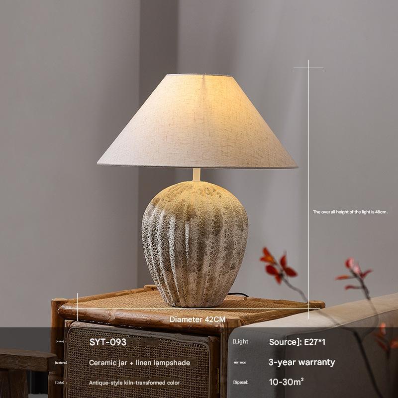 Ceramic scandi table lamp for home décor 8