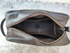 Leather Toiletry Groomsmen Gifts Bag