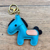 Leather horse keychain cute pony bag charm gift accessory 2