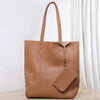 Women’s Large Leather Shoulder Tote Bag For Office