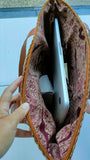 Handwoven Natural Palm Leaf Handbag