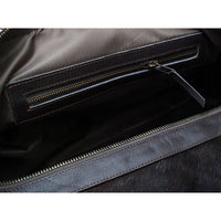 Dark Brown Cowhide Weekender Bag