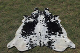 Experience the premium quality of a black and white cowhide rug, handcrafted for durability and style that lasts.
