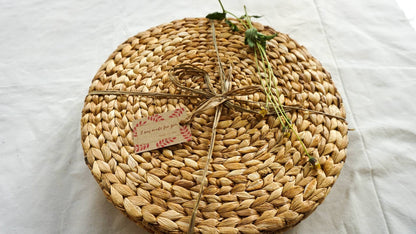 Water hyacinth wicker large placemats