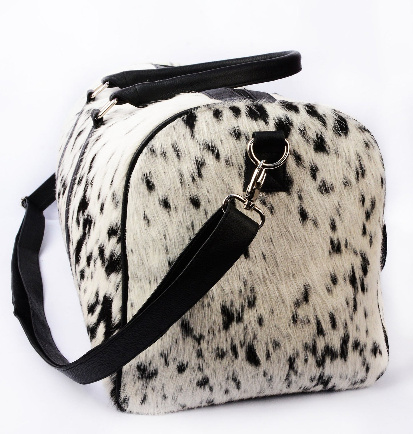 Cowhide Bag Genuine Leather Duffel Style