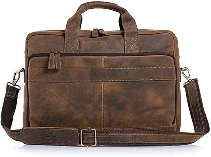 Leather briefcases Laptop Messenger Bags