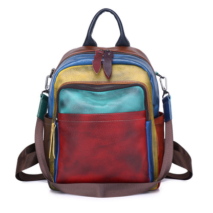 designer leather backpacks for women