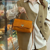 Genuine Leather Small Flap Shoulder Bag Crossbody