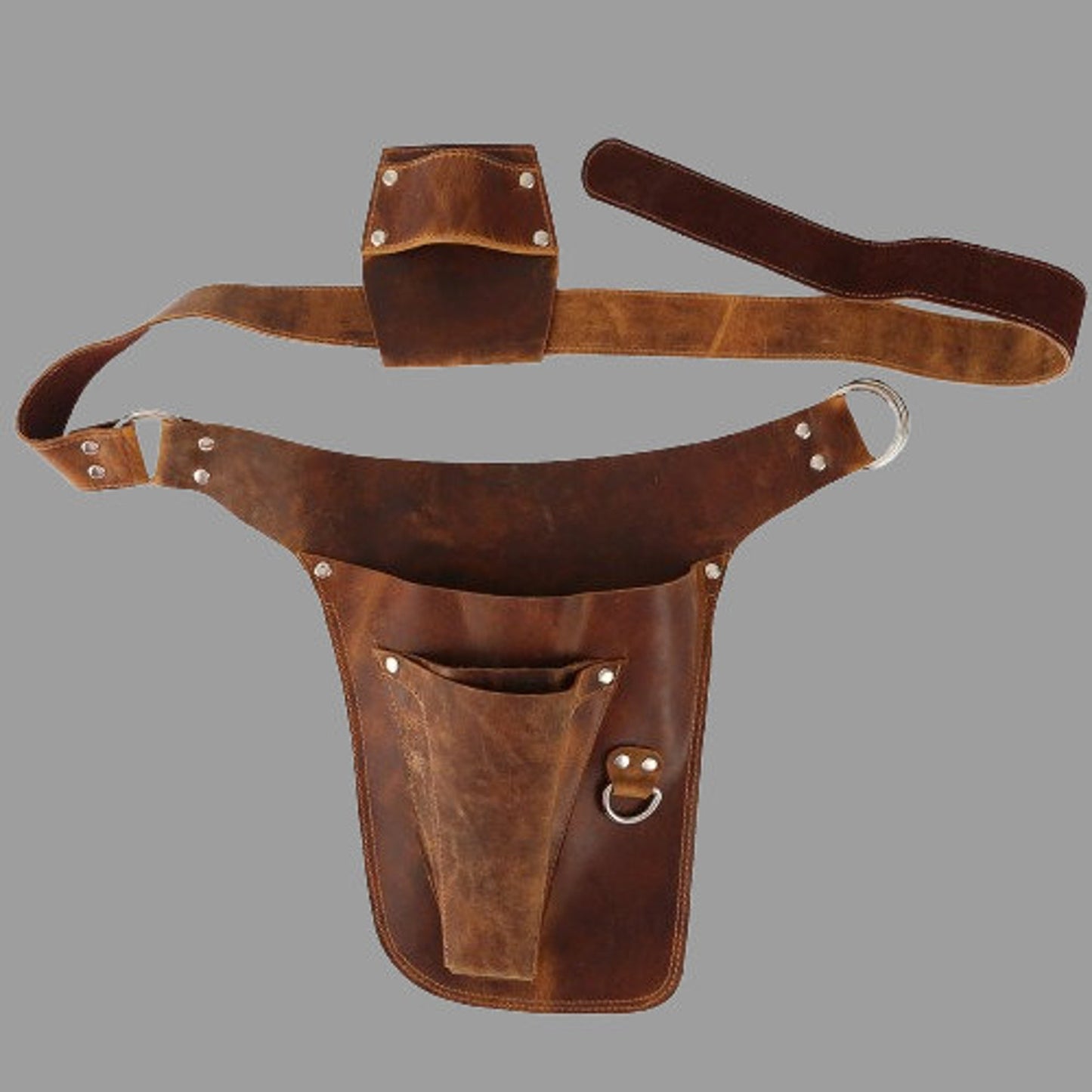 Genuine Leather Construction Tool Belt