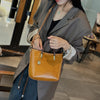 Genuine Leather Mini Tote Shoulder Bag
