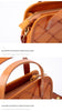 Retro Leather Crossbody Handbag for Women with Quilted Stitching