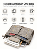 Canvas Briefcase Laptop Bag for Men with 14 Inch Sleeve