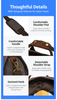 Canvas Garment Bag with Top-Grain Cowhide Leather and Foldable Suit Carrier