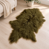 Genuine Curly Sheepskin Rug with Long Wool for Home Decor 9