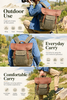 Waxed Canvas Leather Backpack with Removable Camera Insert and Dividers