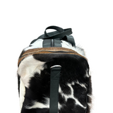 Extra Large Tricolor Cowhide Overnight Bag