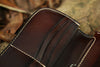 Tooled Leather Wallet for Men with Samurai Engraved