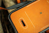 Leather Crossbody Phone Bag with Gothic Cross Hardware