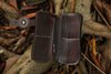 Tooled Leather Wallet for Men with Samurai Engraved