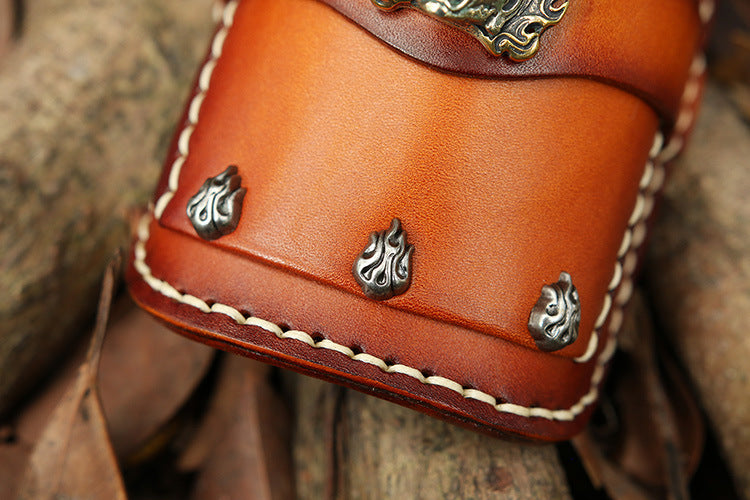 Genuine Leather Waist Bag for Hairdressers