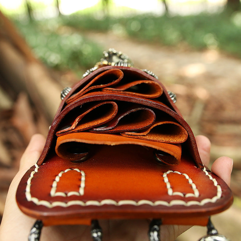 Genuine Leather Waist Bag for Hairdressers