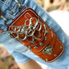 Genuine Leather Waist Bag for Hairdressers