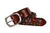 Punk Rivet Genuine Leather Belt for Men and Women