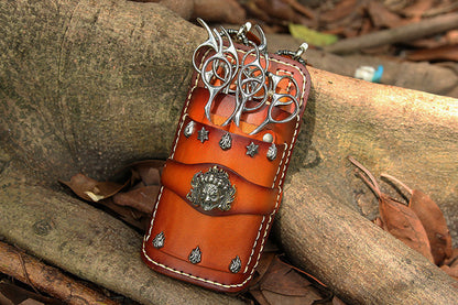 Genuine Leather Waist Bag for Hairdressers