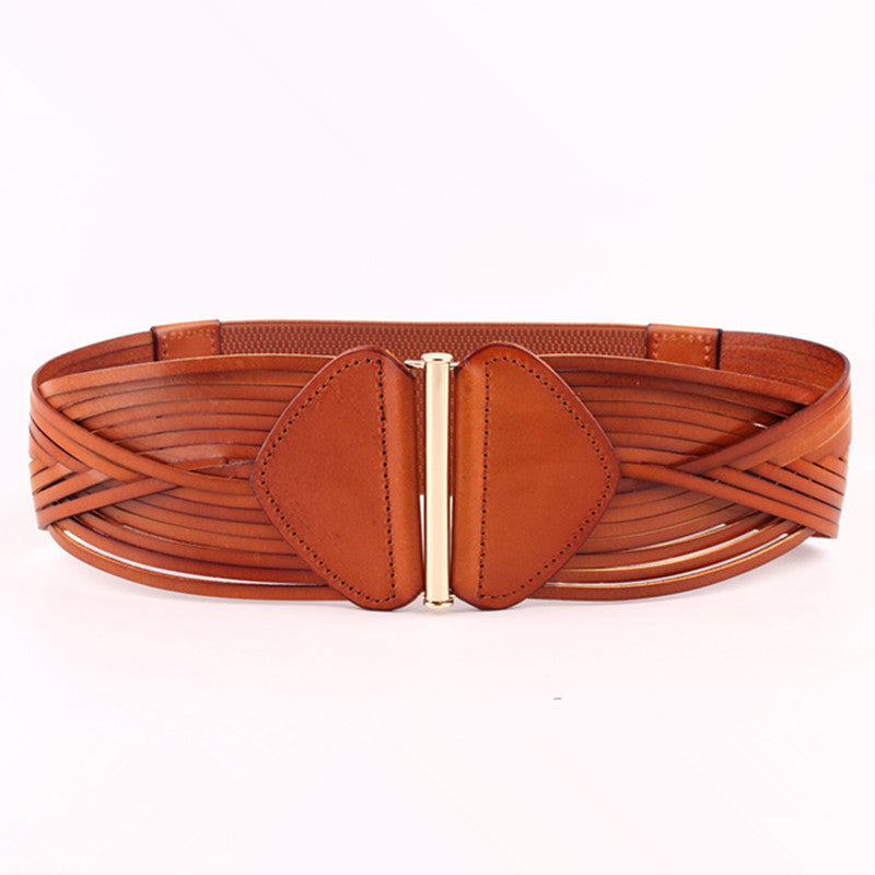 wide leather waist belts for women