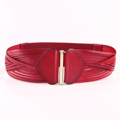 wide leather waist belts for women