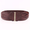 wide leather waist belts for women