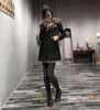 Women’s Genuine Suede Fur Lined Sheepskin Long Coat