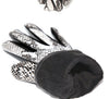 Women’s Leather Gloves Winter Lambskin Python Pattern Touchscreen