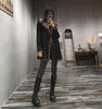 Women’s Genuine Suede Fur Lined Sheepskin Long Coat