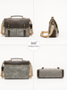 Canvas Briefcase Laptop Bag for Men with 14 Inch Sleeve
