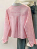 Long Sleeves Cropped Work Shirt