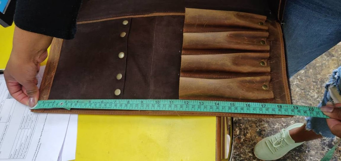 Genuine Leather Tool Knife Bag