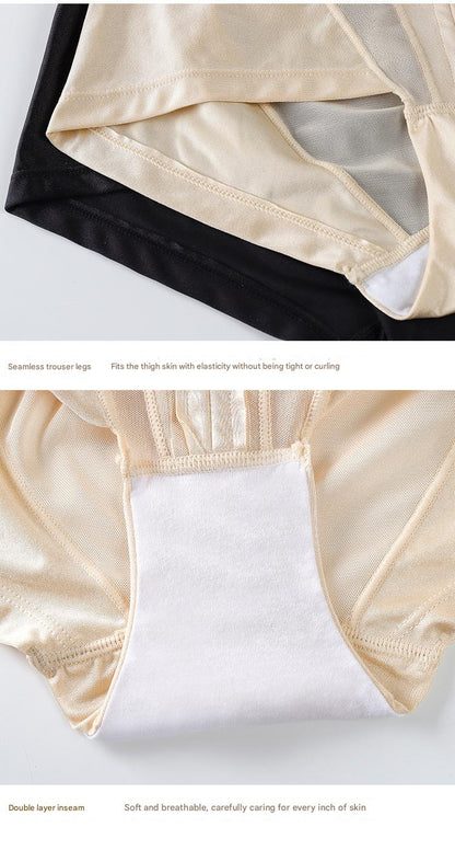 Zipper High Waist Tummy Control Shapewear Shorts